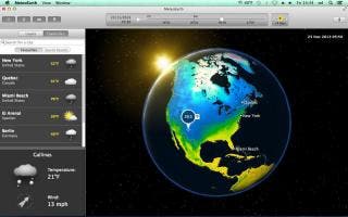 MeteoEarth now brings the weather to life on the Mac